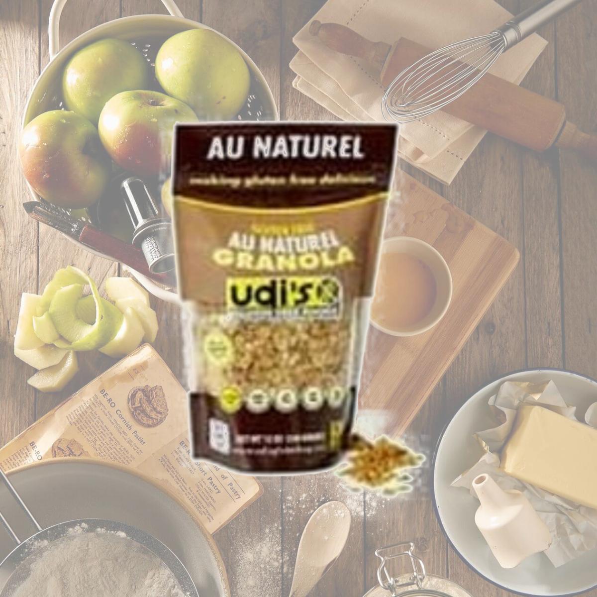 Picture of Udis Granola 64315 Udis Au Naturel Granola  GF- 6x12 OZ
