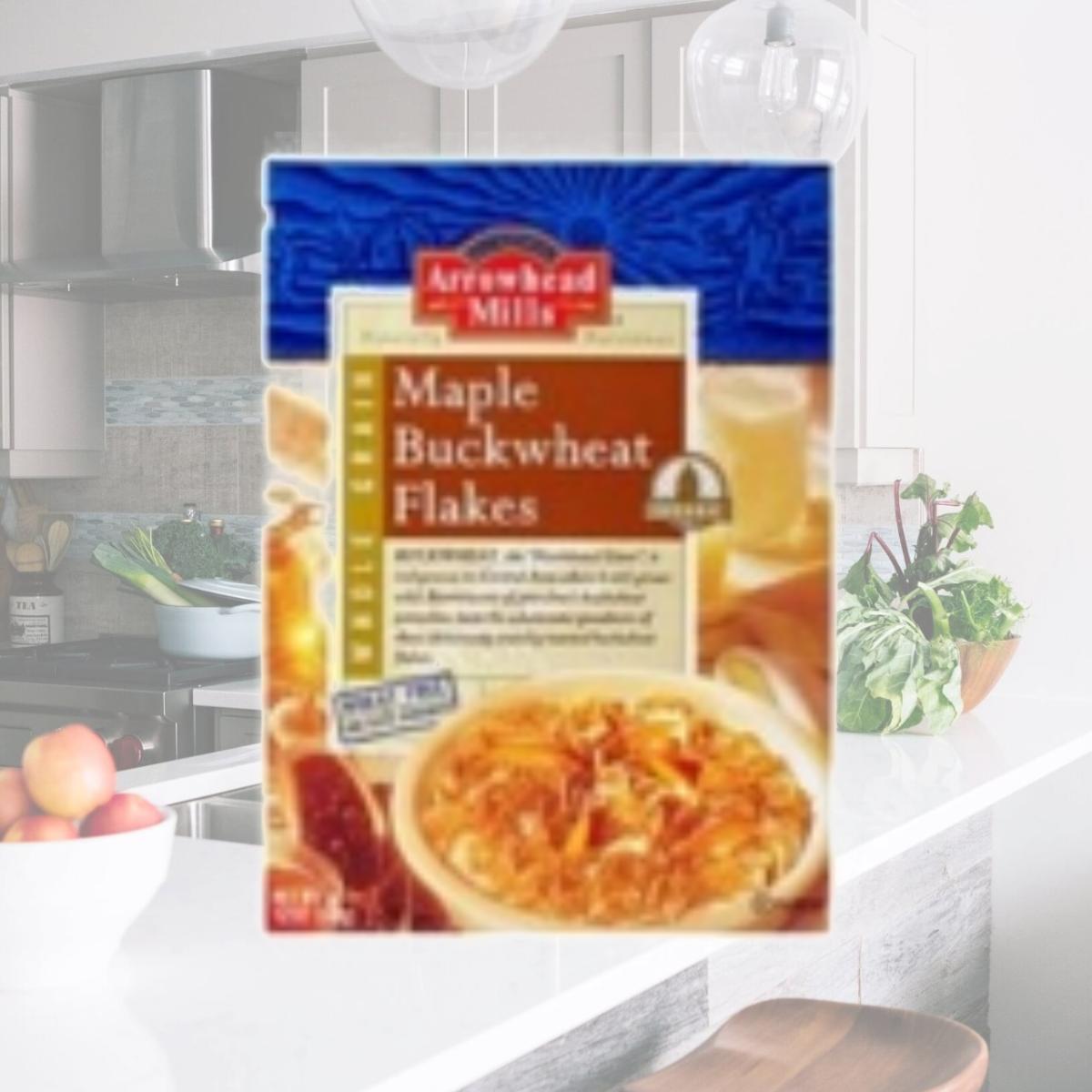Picture of Arrowhead Mills 66230-3pack Arrowhead Mills Maple Buckwheat Flakes - 3x12 oz.