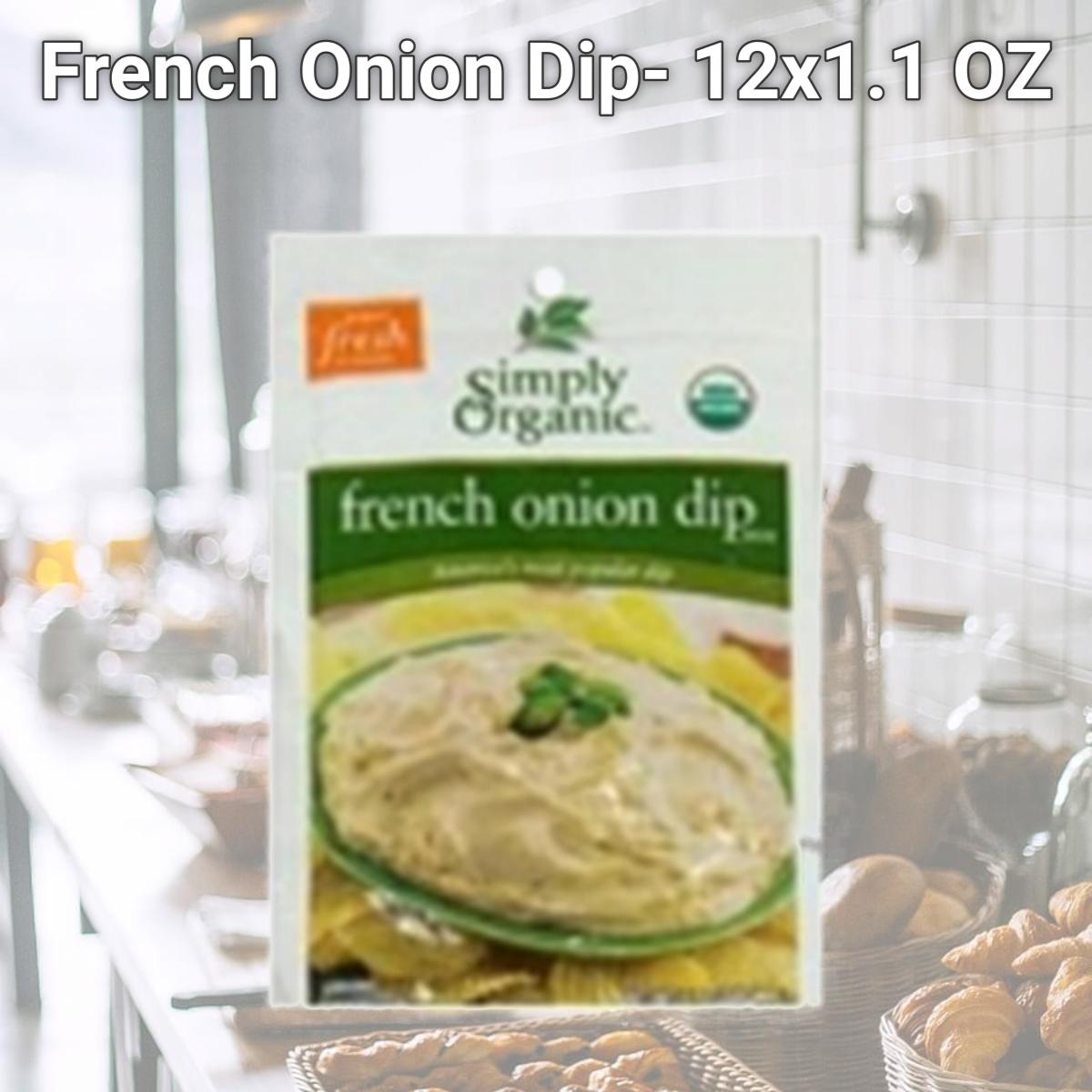 Picture of Simply Organic 53432 Simply Organic French Onion Dip- 12x1.1 OZ