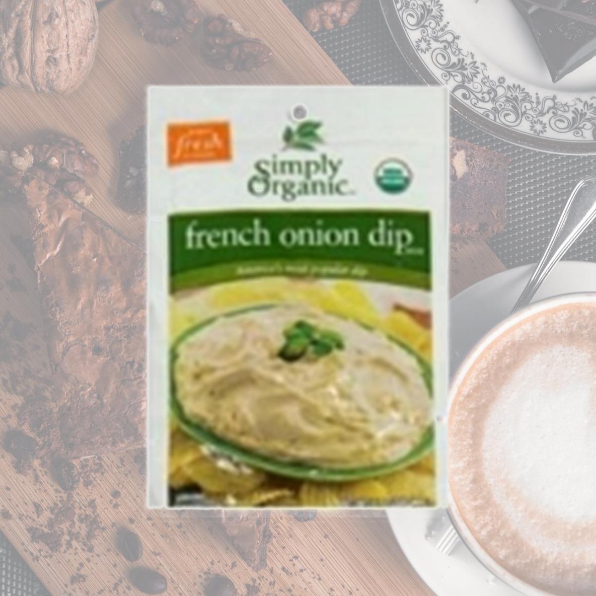 Picture of Simply Organic 53432 Simply Organic French Onion Dip- 12x1.1 OZ