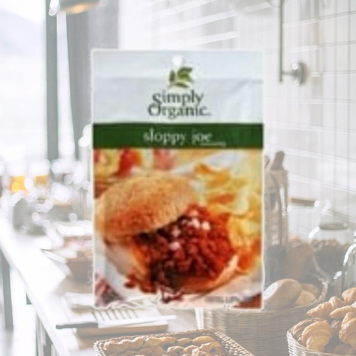 Picture of Simply Organic 53474 Simply Organic Sloppy Joe- 12x1.4 OZ