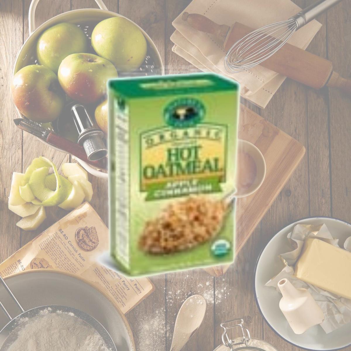 Picture of Natures Path 38428-3pack Natures Path Apple Cinnamon Oatmeal Pouch - 3x8-1.75 oz.