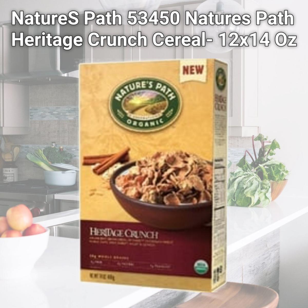 Picture of NatureS Path 53450 Natures Path Heritage Crunch Cereal- 12x14 Oz