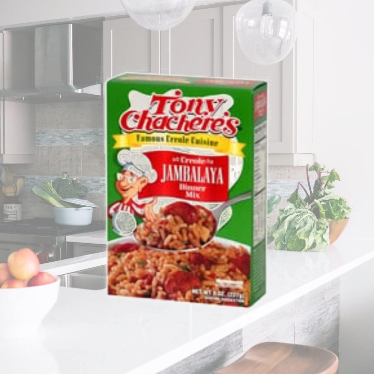 Picture of Tony Chacheres 89820 Tony Chacheres Jambalaya Mix- 12x8 OZ