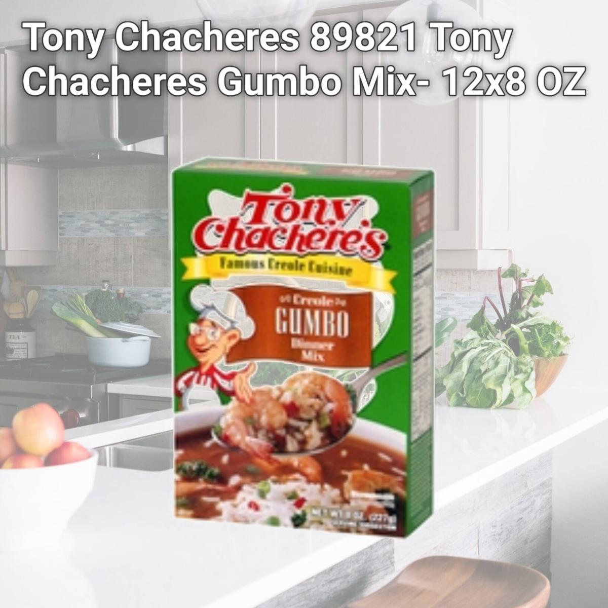 Picture of Tony Chacheres 89821 Tony Chacheres Gumbo Mix- 12x8 OZ