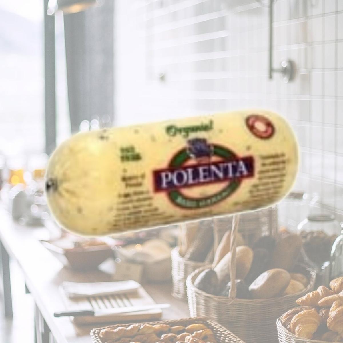 Picture of Food Merchant 21336-6pack Food Merchant Basil Garlic Polenta - 6x18 oz.