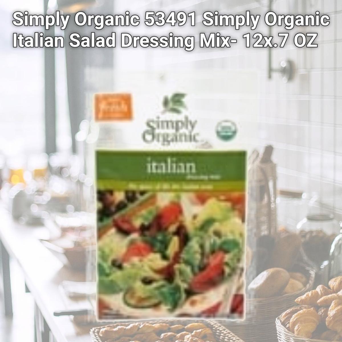 Picture of Simply Organic 53491 Simply Organic Italian Salad Dressing Mix- 12x.7 OZ