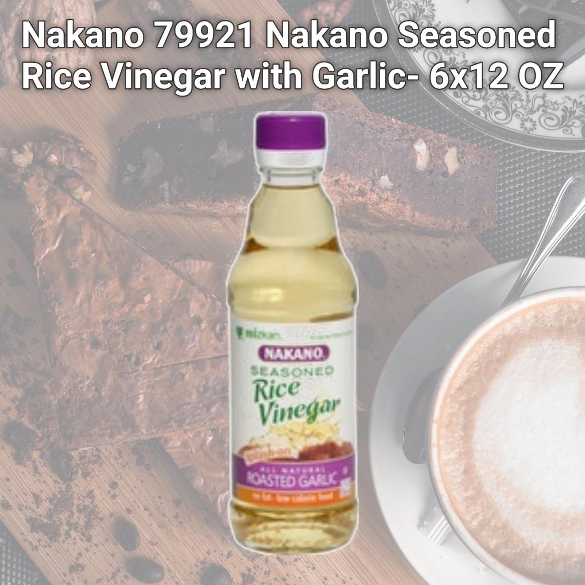 Picture of Nakano 79921 Nakano Seasoned Rice Vinegar with Garlic- 6x12 OZ