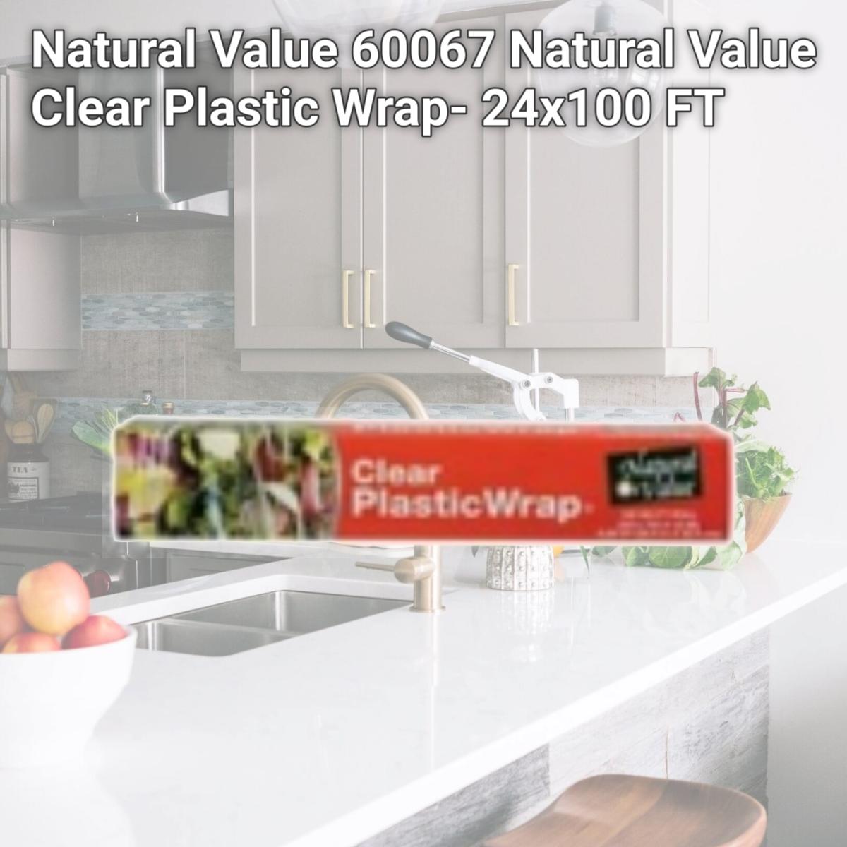 Picture of Natural Value 60067 Natural Value Clear Plastic Wrap- 24x100 FT