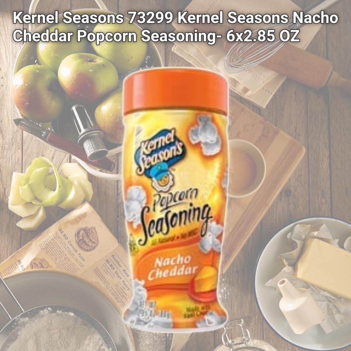 Picture of Kernel Seasons 73299 Kernel Seasons Nacho Cheddar Popcorn Seasoning- 6x2.85 OZ