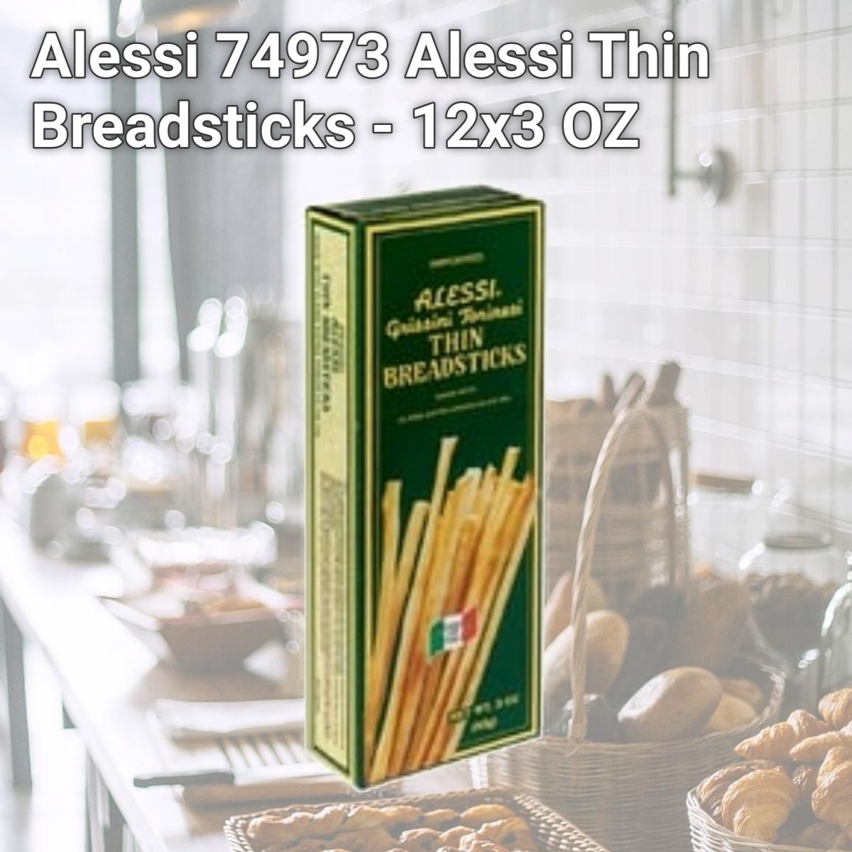 Picture of Alessi 74973 Alessi Thin Breadsticks - 12x3 OZ