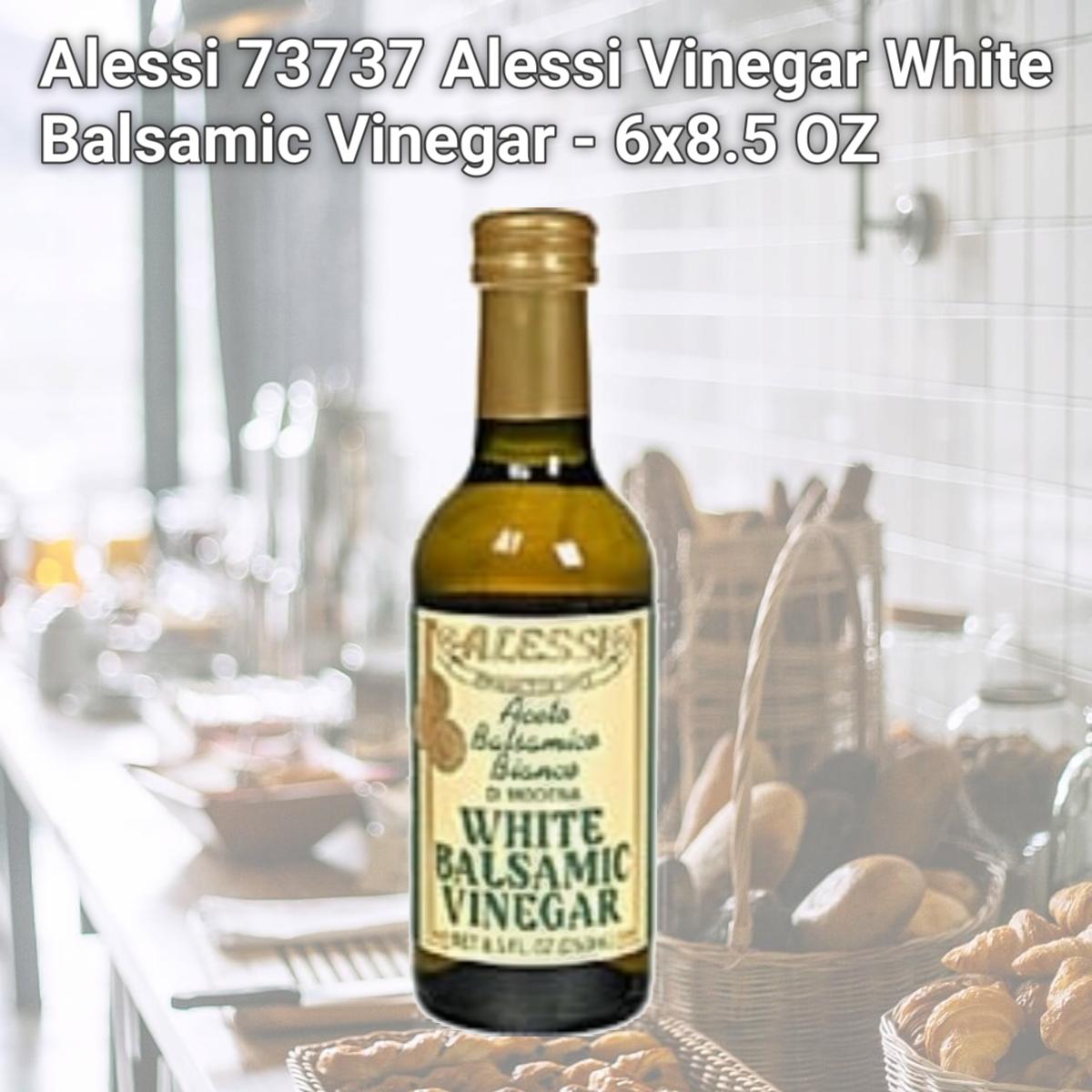 Picture of Alessi 73737 Alessi Vinegar White Balsamic Vinegar - 6x8.5 OZ