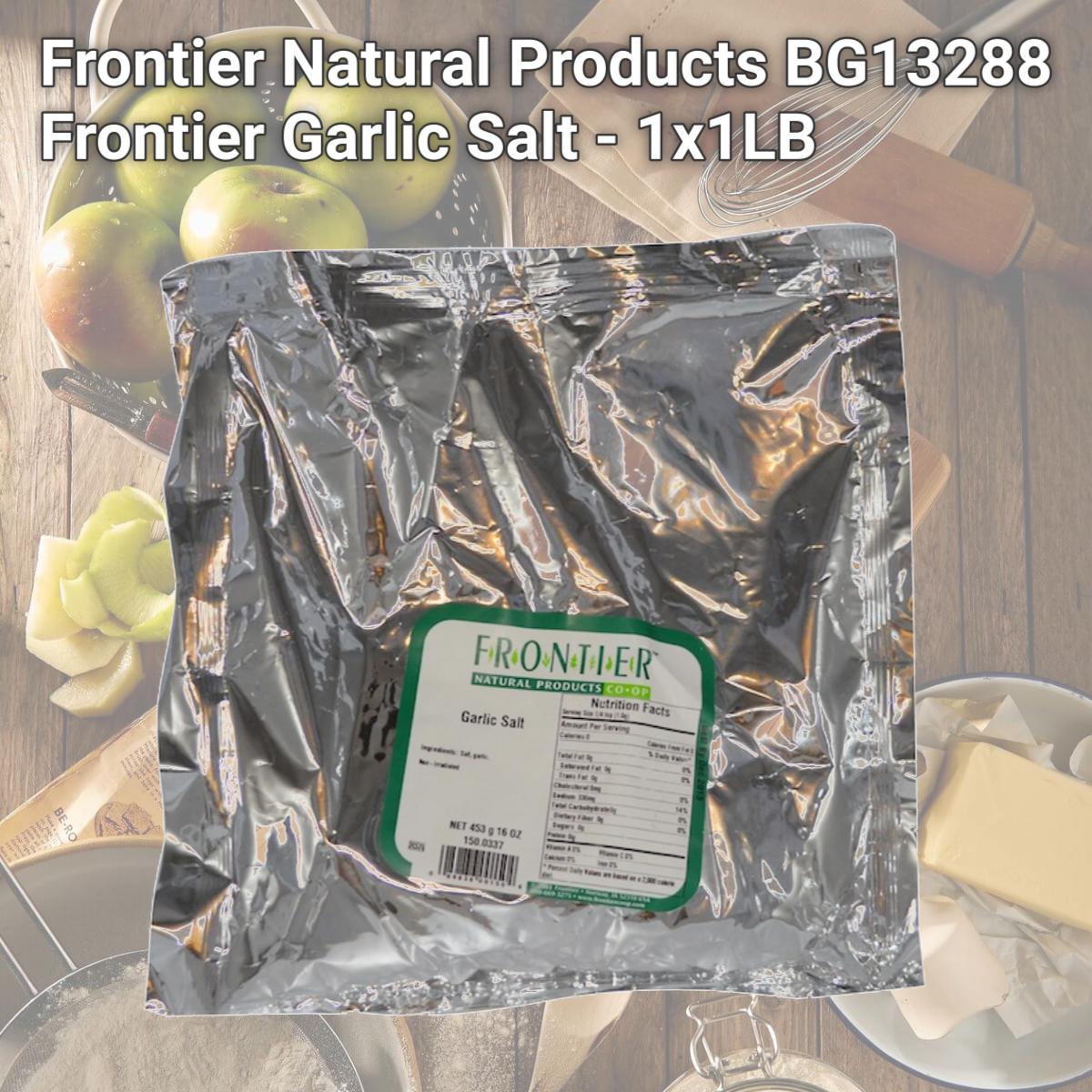 Picture of Frontier Natural Products BG13288 Frontier Garlic Salt - 1x1LB