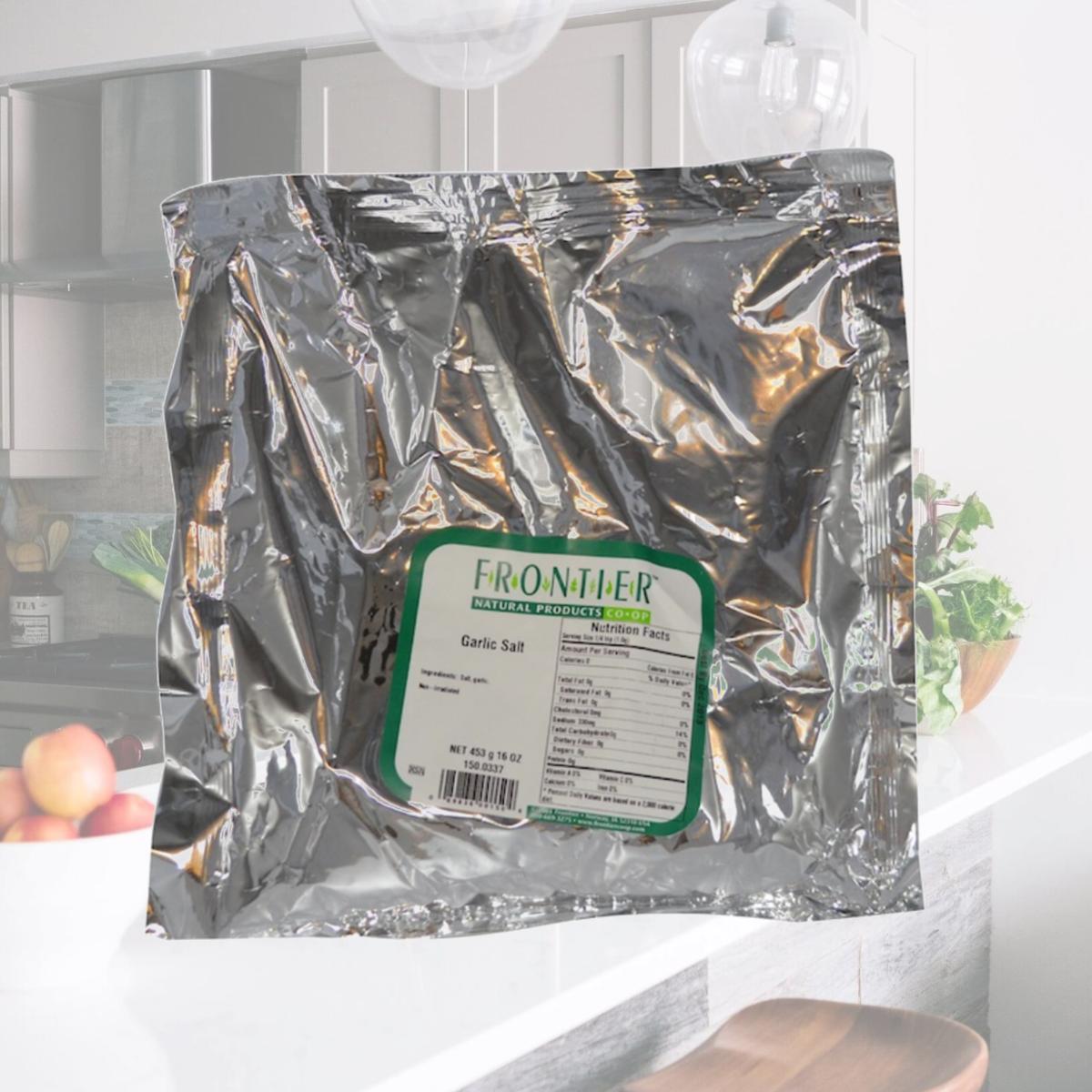 Picture of Frontier Natural Products BG13288 Frontier Garlic Salt - 1x1LB