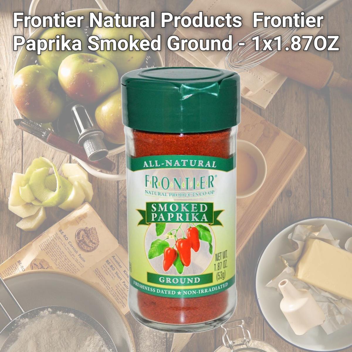 Picture of Frontier Natural Products BG13280 Frontier Paprika Smoked Ground - 1x1.87OZ