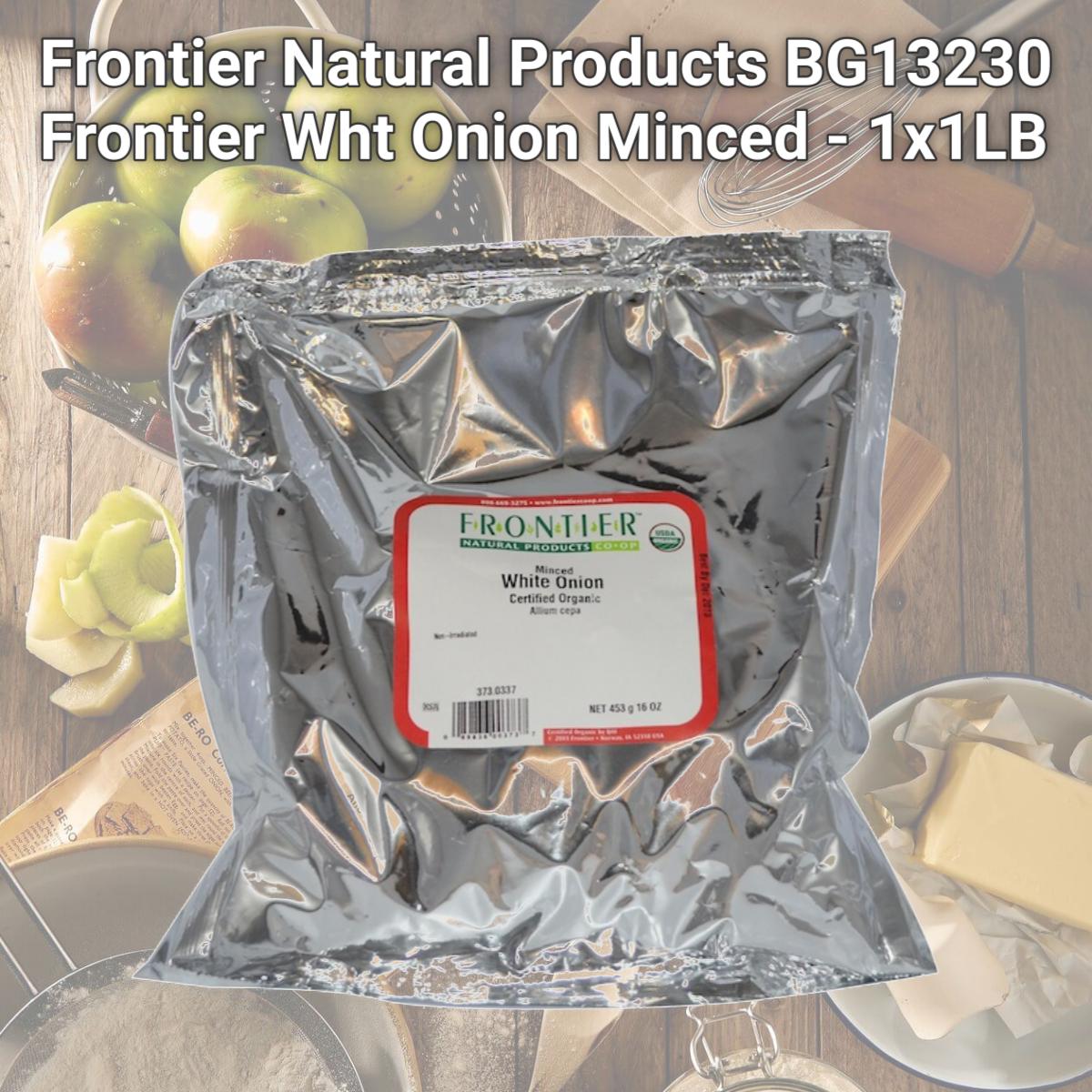 Picture of Frontier Natural Products BG13230 Frontier Wht Onion Minced - 1x1LB