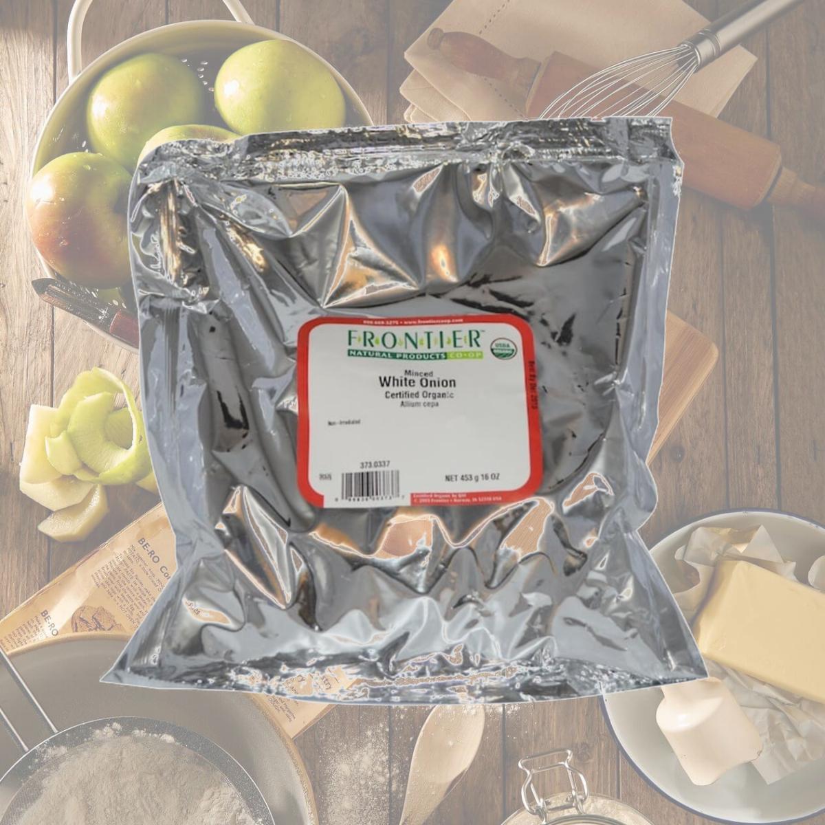 Picture of Frontier Natural Products BG13230 Frontier Wht Onion Minced - 1x1LB