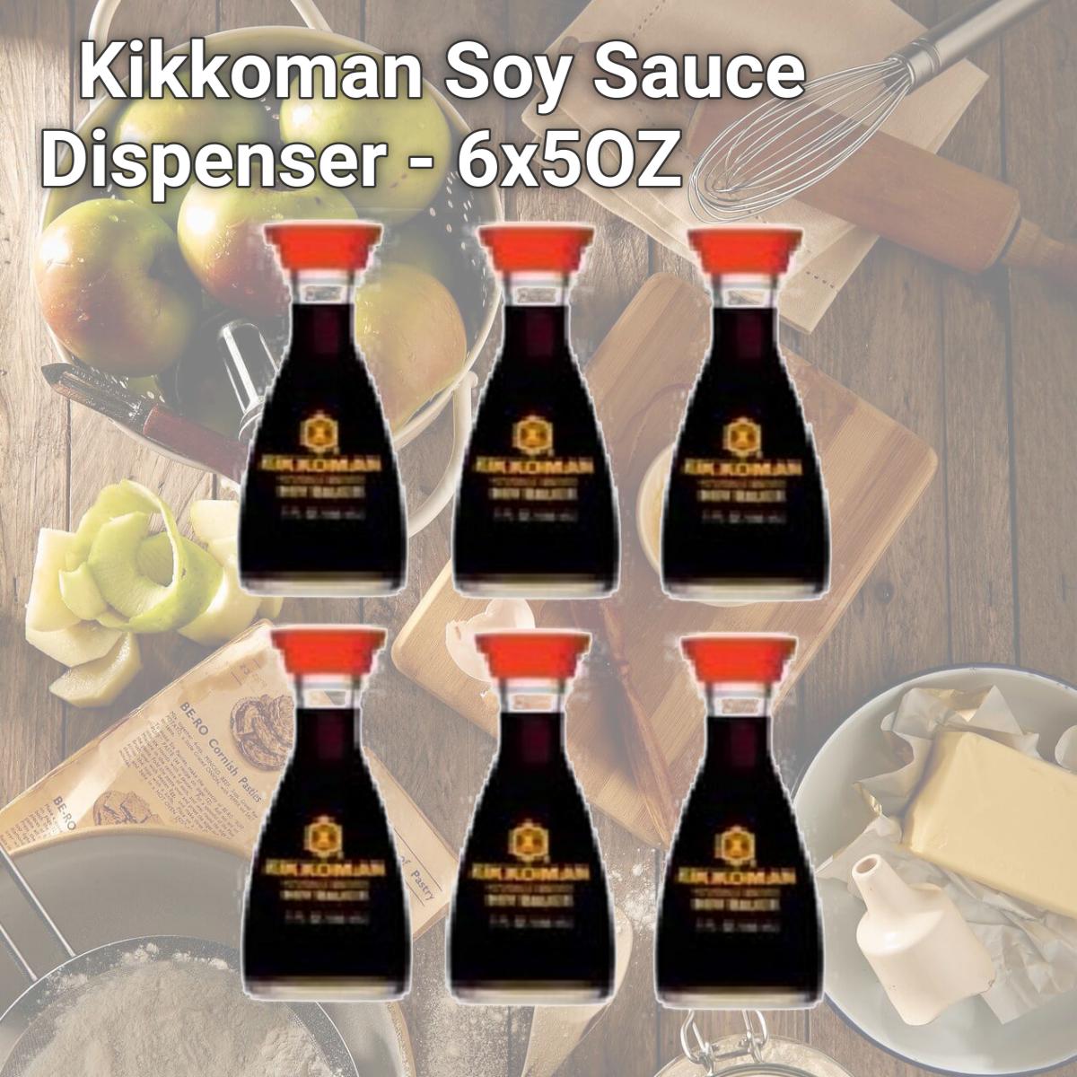 Picture of Kikkoman International Inc BG14836 Kikkoman Soy Sauce Dispenser - 6x5OZ