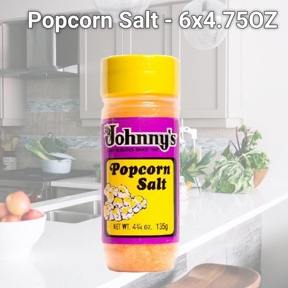 Picture of Johnnys BG14622 Johnnys Popcorn Salt - 6x4.75OZ