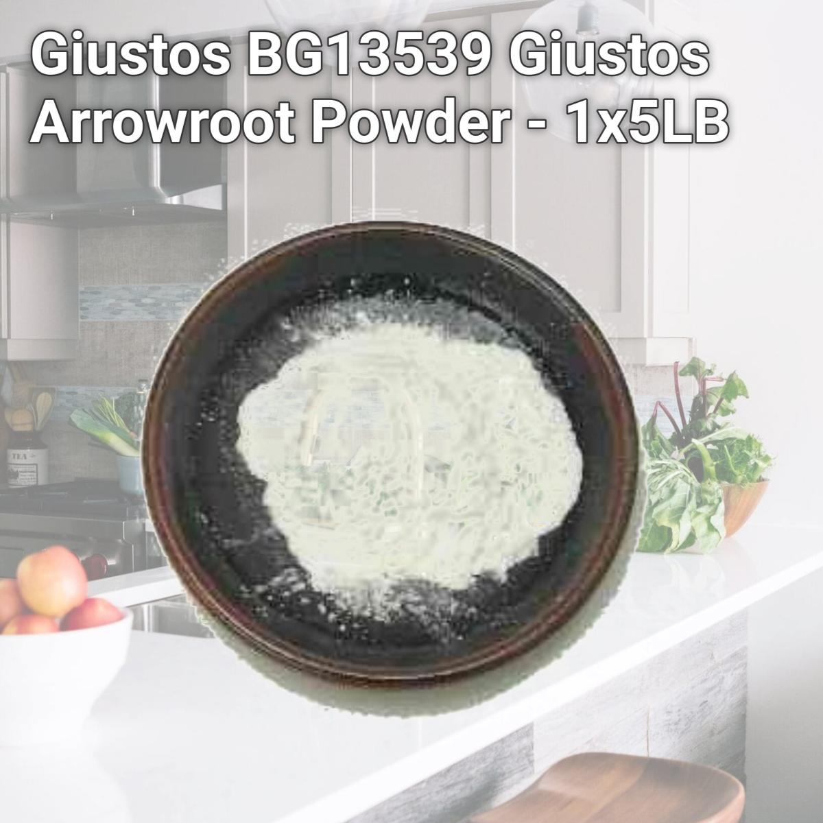 Picture of Giustos BG13539 Giustos Arrowroot Powder - 1x5LB