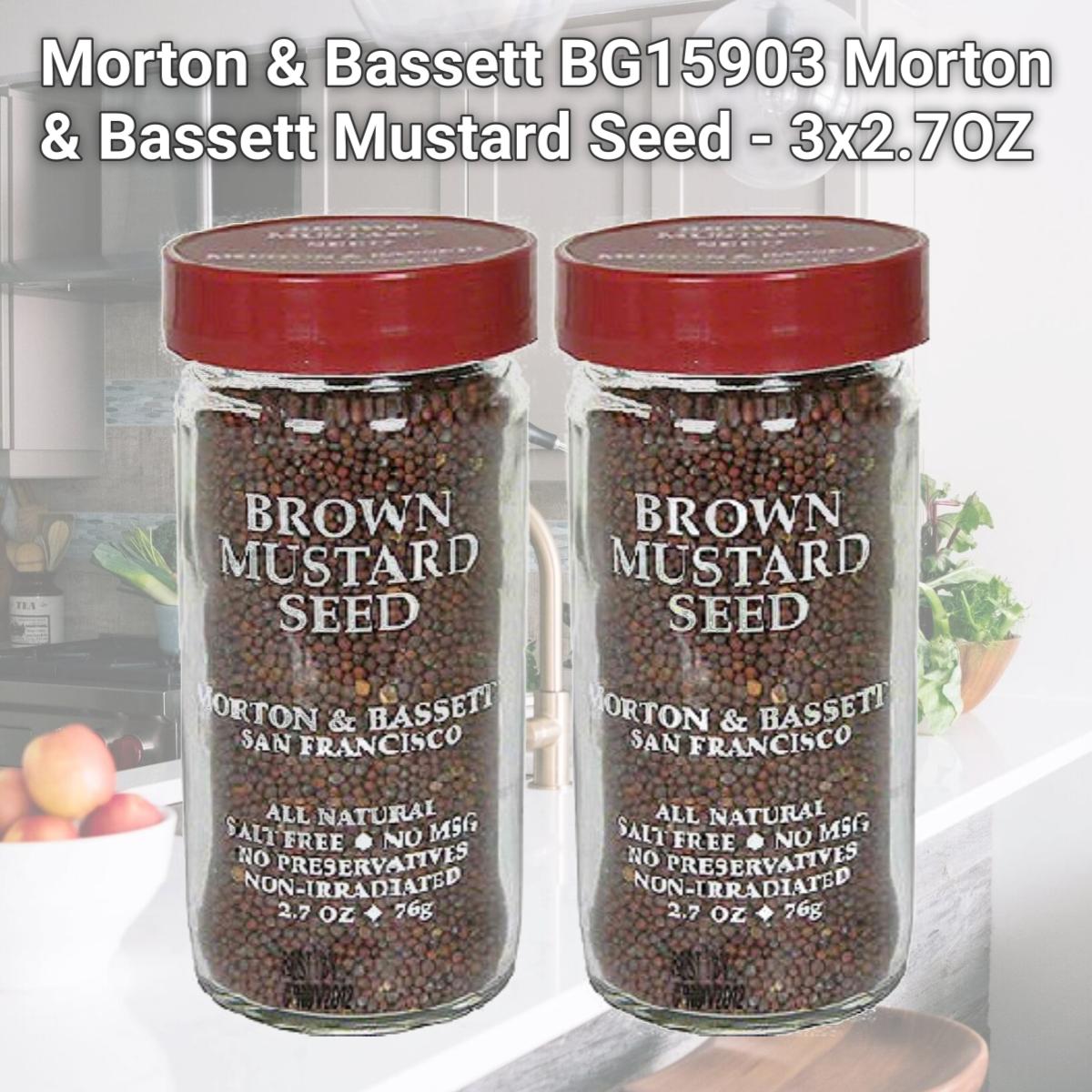 Picture of Morton & Bassett BG15903 Morton & Bassett Mustard Seed - 3x2.7OZ