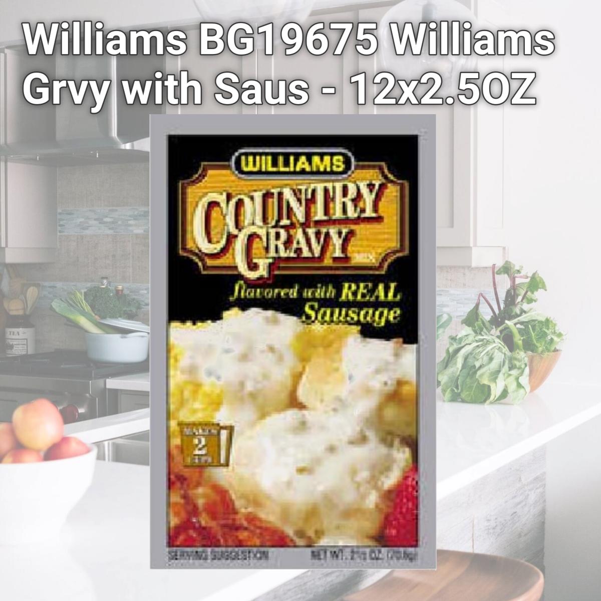 Picture of Williams BG19675 Williams Grvy with Saus - 12x2.5OZ