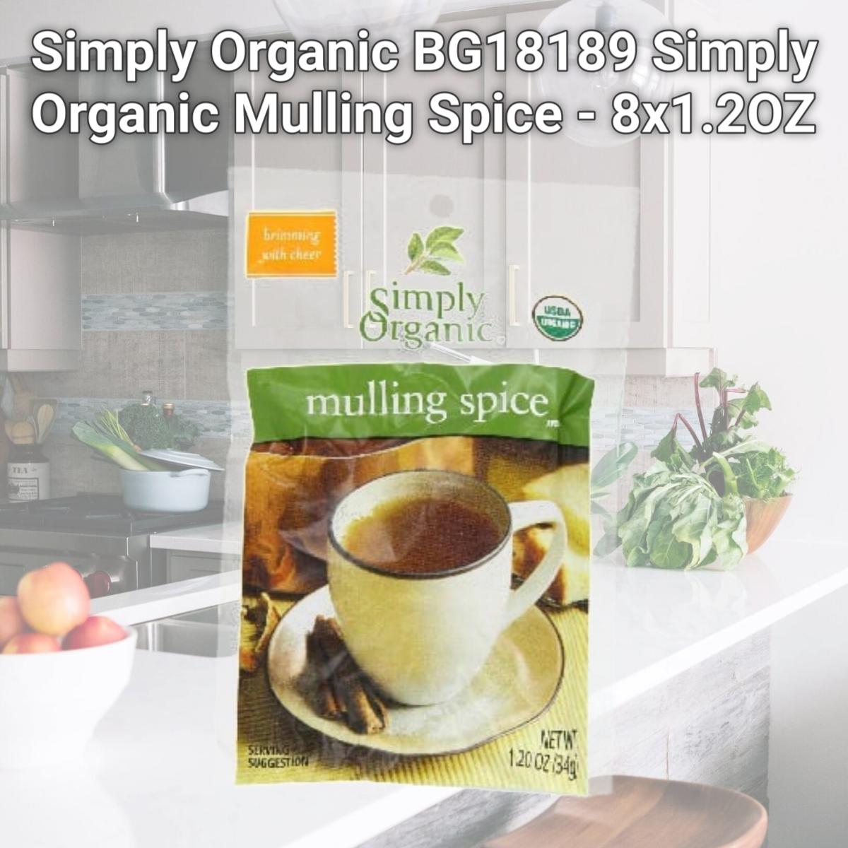 Picture of Simply Organic BG18189 Simply Organic Mulling Spice - 8x1.2OZ