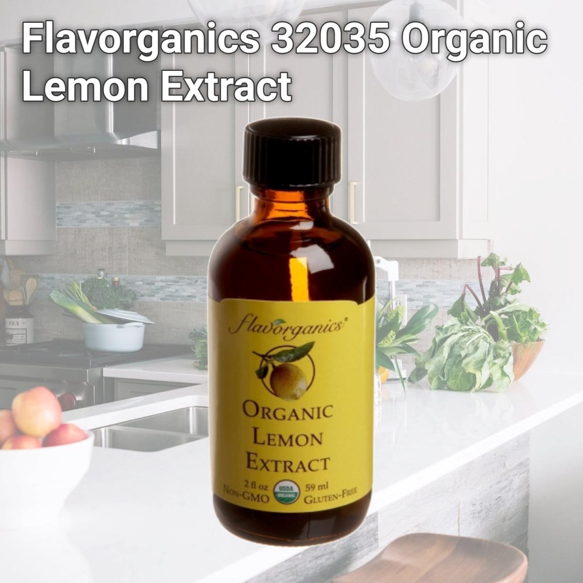 Picture of Flavorganics 32035 Organic Lemon Extract