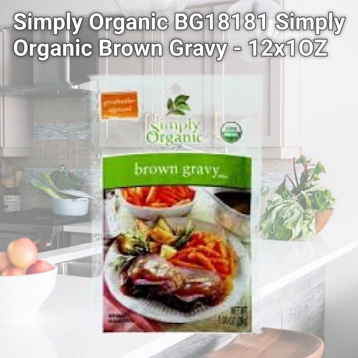 Picture of Simply Organic BG18181 Simply Organic Brown Gravy - 12x1OZ
