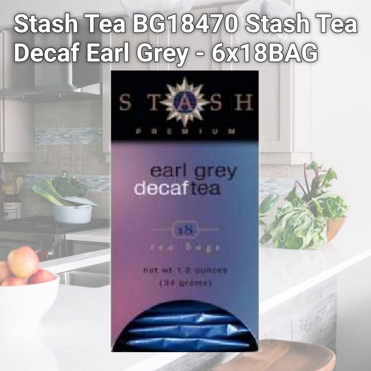 Picture of Stash Tea BG18470 Stash Tea Decaf Earl Grey - 6x18BAG