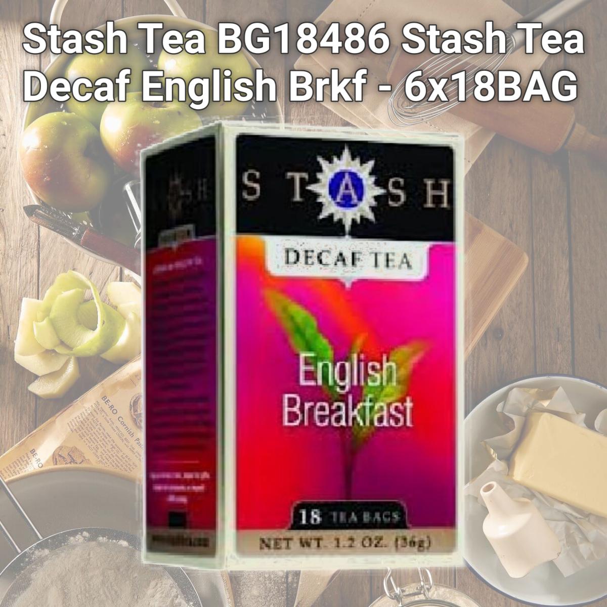 Picture of Stash Tea BG18486 Stash Tea Decaf English Brkf - 6x18BAG