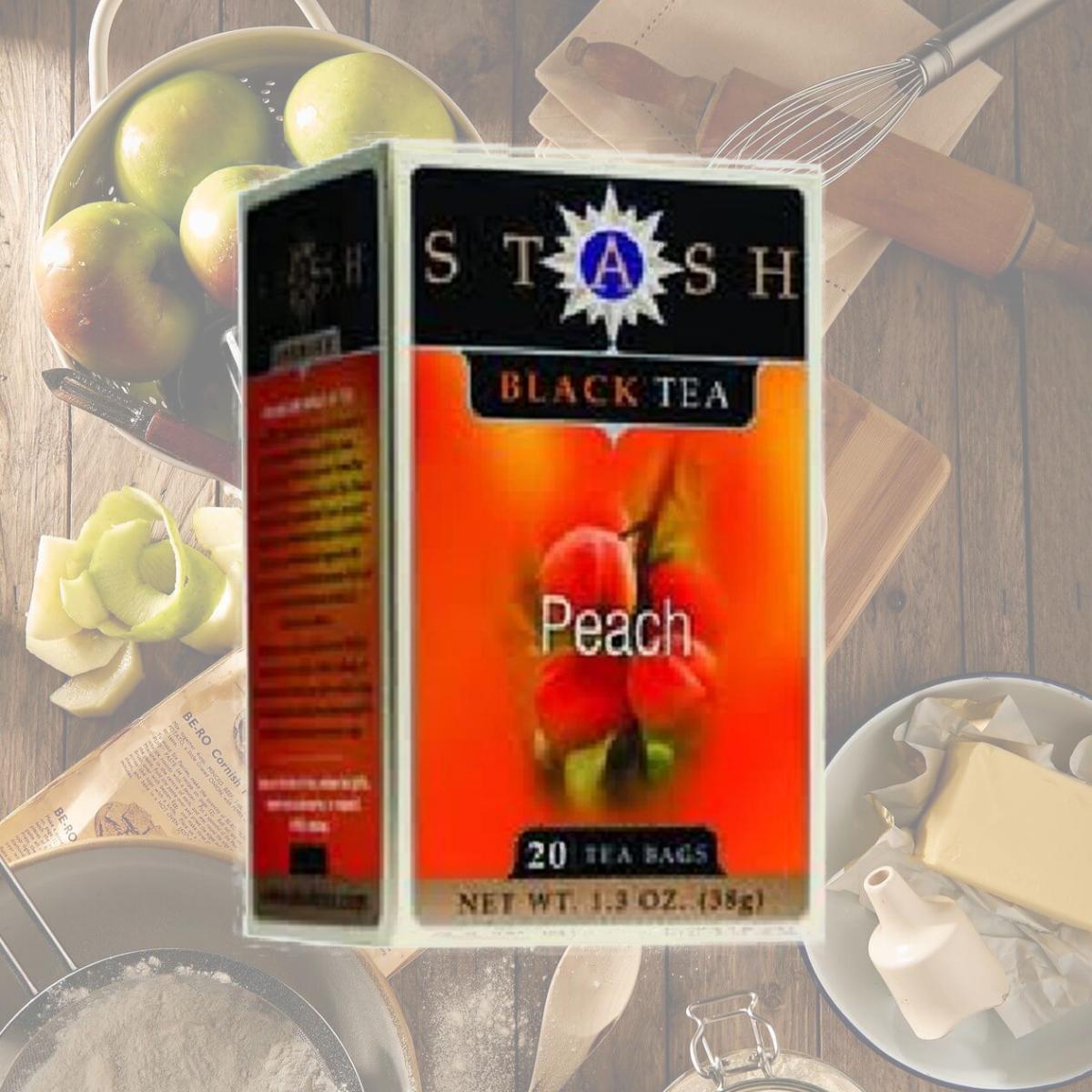 Picture of Stash Tea BG18479 Stash Tea Peach Prem Black Tea - 6x20BAG