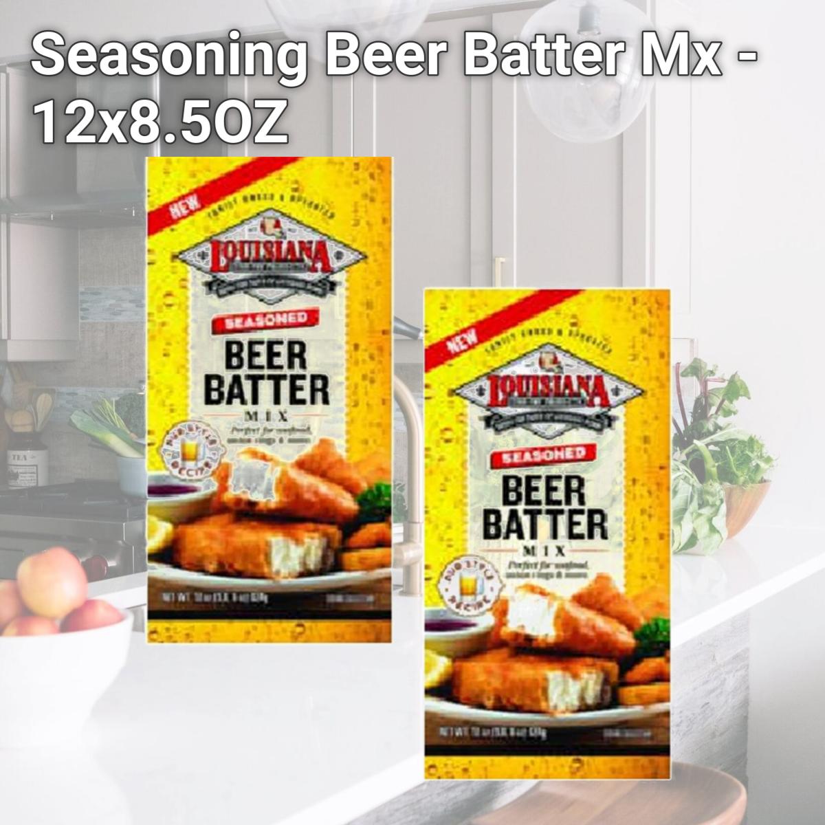Picture of Louisiana Fish Fry BG15327 Louisiana Fish Fry Seasoning Beer Batter Mx - 12x8.5OZ