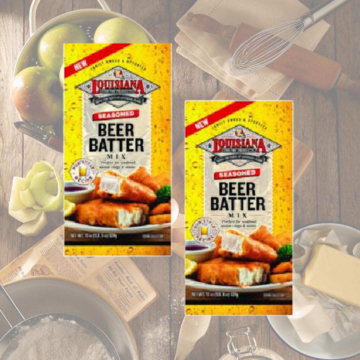 Picture of Louisiana Fish Fry BG15327 Louisiana Fish Fry Seasoning Beer Batter Mx - 12x8.5OZ