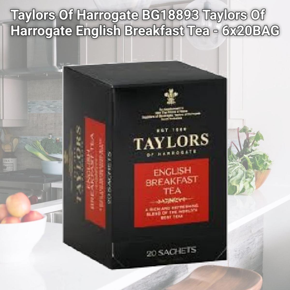 Picture of Taylors Of Harrogate BG18893 Taylors Of Harrogate English Breakfast Tea - 6x20BAG