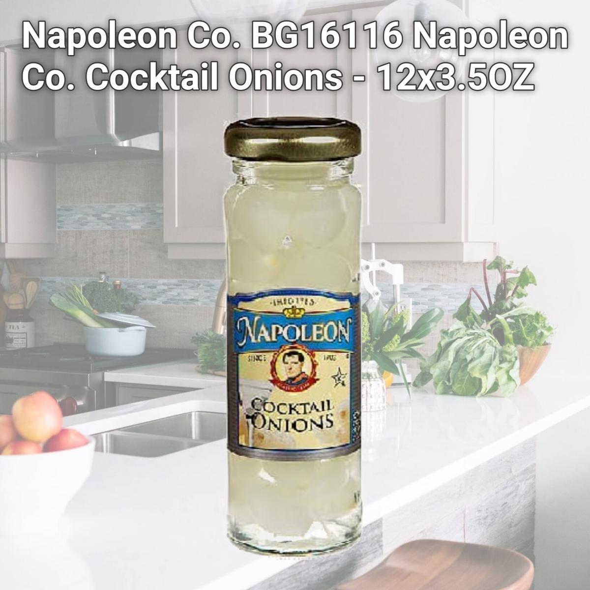 Picture of Napoleon Co. BG16116 Napoleon Co. Cocktail Onions - 12x3.5OZ