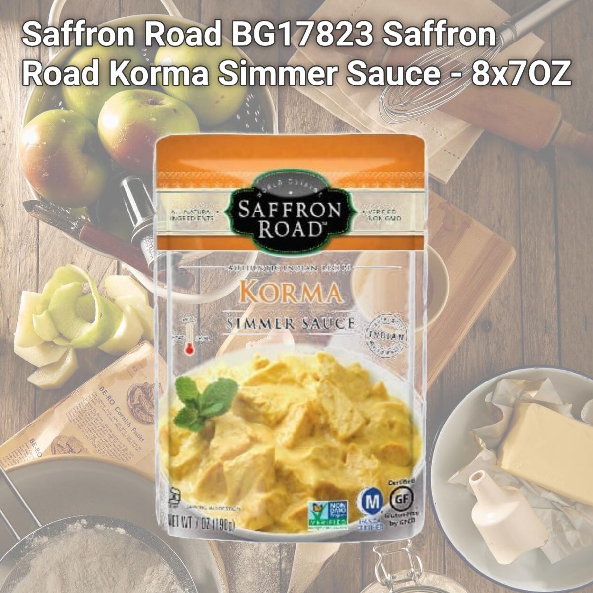 Picture of Saffron Road BG17823 Saffron Road Korma Simmer Sauce - 8x7OZ
