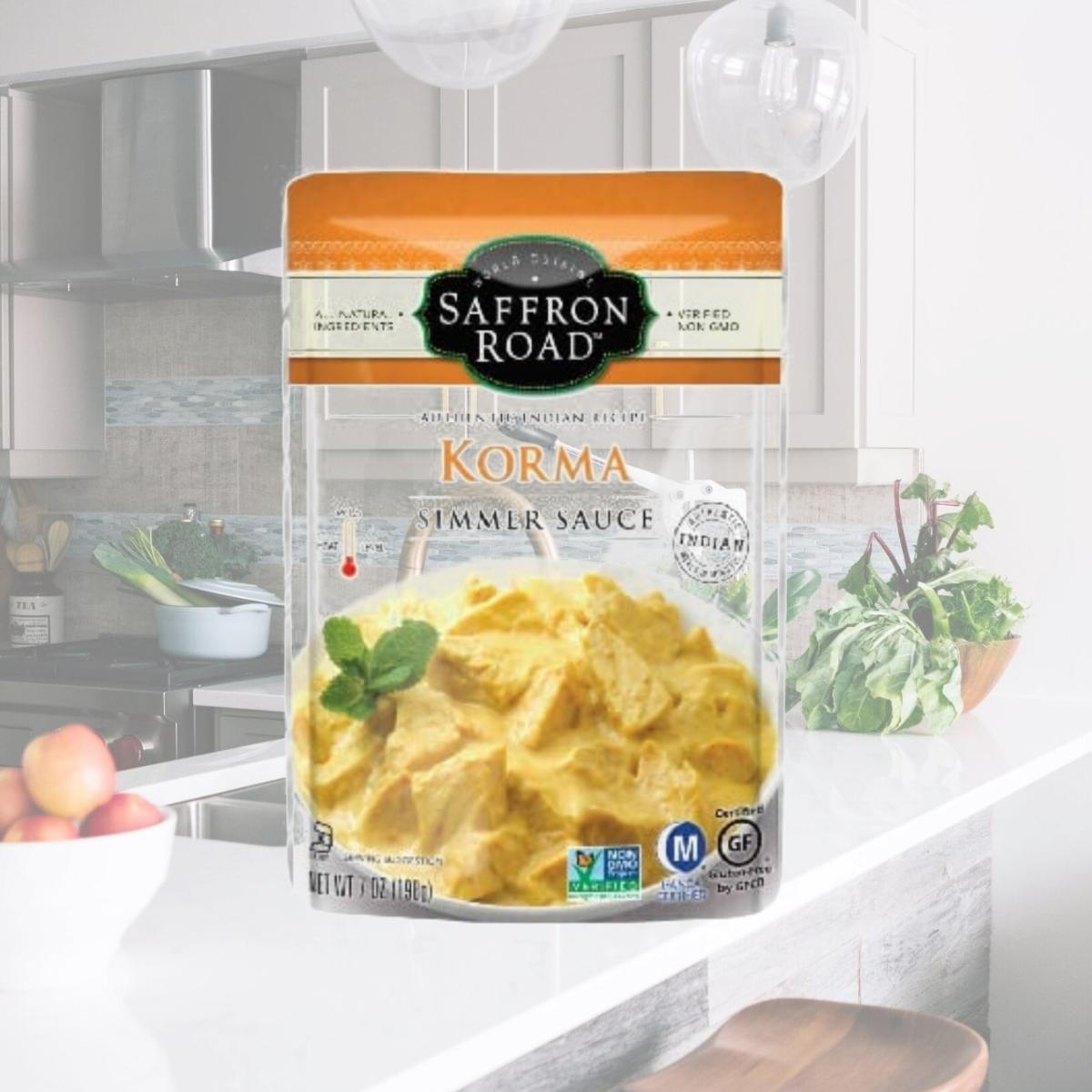 Picture of Saffron Road BG17823 Saffron Road Korma Simmer Sauce - 8x7OZ