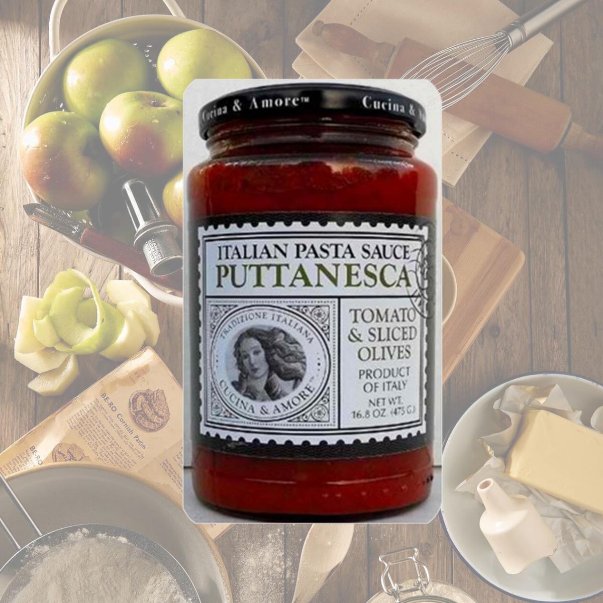 Picture of Cucina & Amore BG11787 Cucina & Amore Puttanesca Sauce - 6x16.8OZ