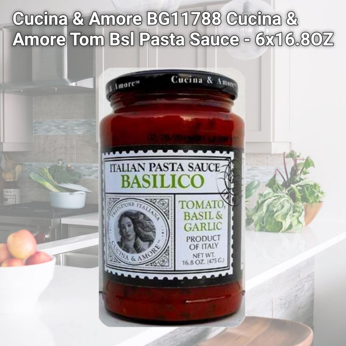 Picture of Cucina & Amore BG11788 Cucina & Amore Tom Bsl Pasta Sauce - 6x16.8OZ