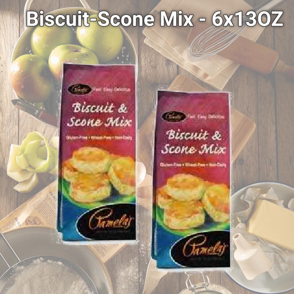 Picture of Pamelas Products BG16977 Pamelas Products Biscuit-Scone Mix - 6x13OZ