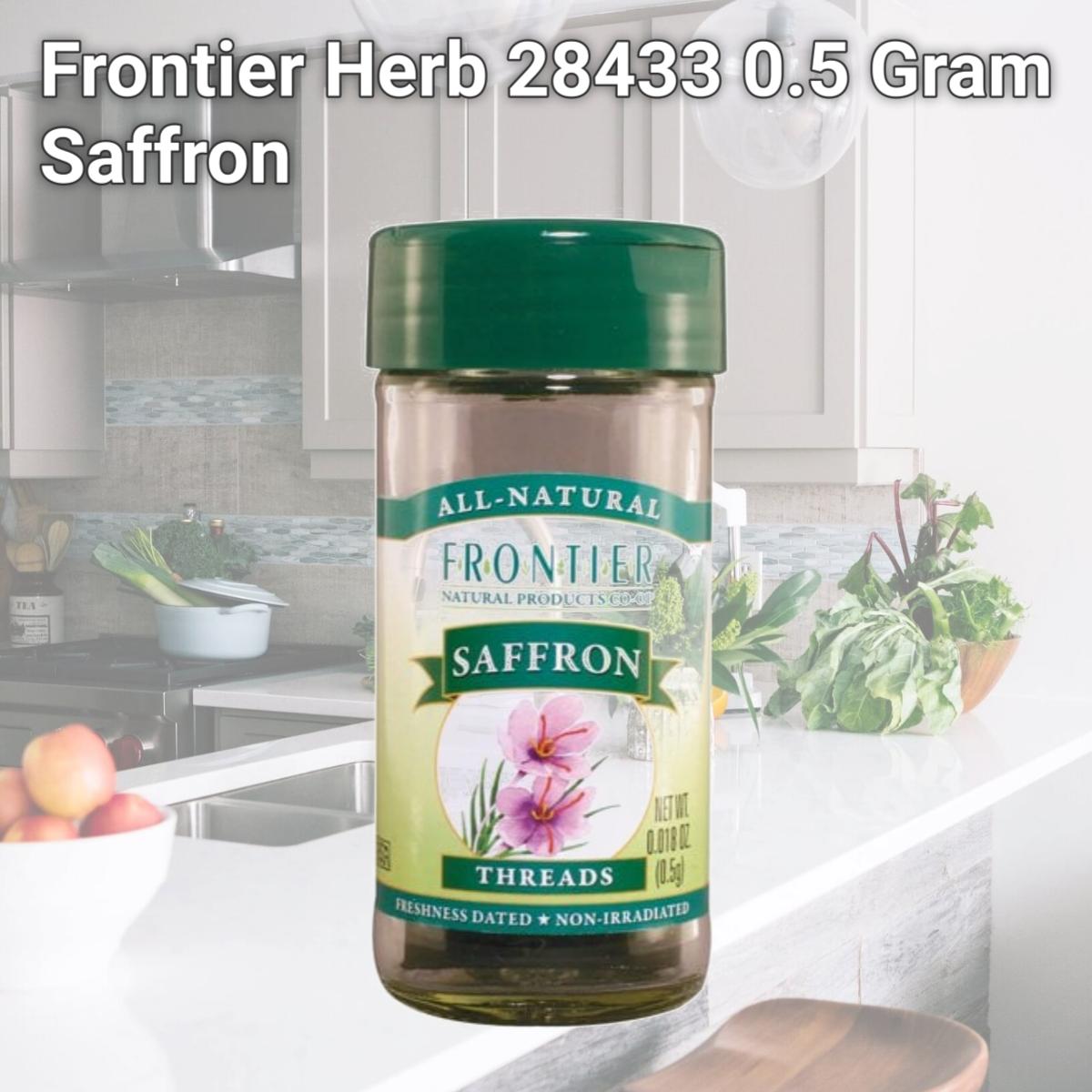 Picture of Frontier Herb 28433 0.5 Gram Saffron