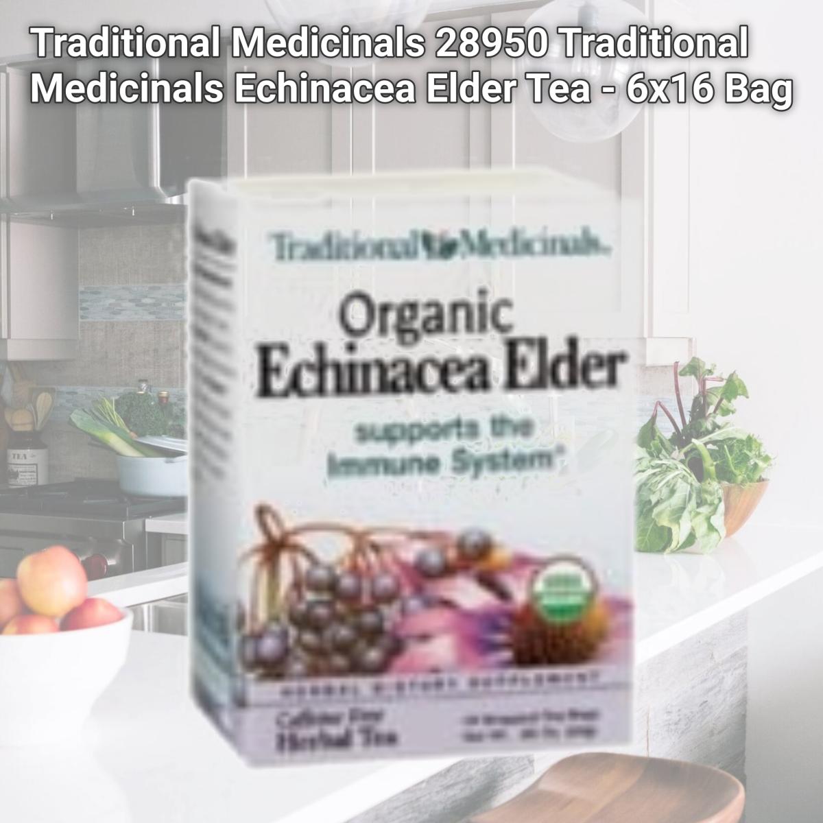 Picture of Traditional Medicinals 28950 Traditional Medicinals Echinacea Elder Tea - 6x16 Bag