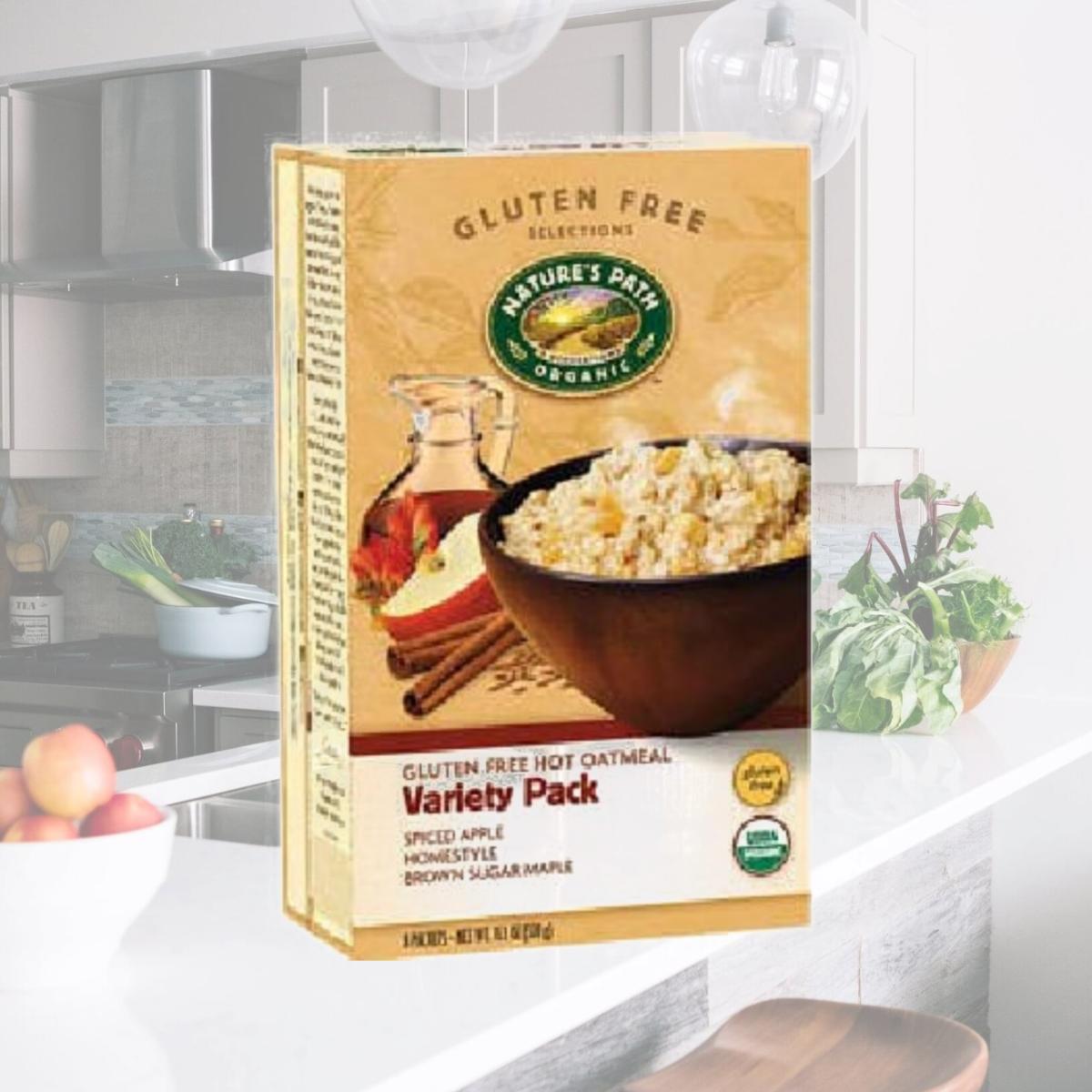 Picture of Natures Path BG16339 Natures Path Oatmeal GF Var Pk - 6x11.3OZ
