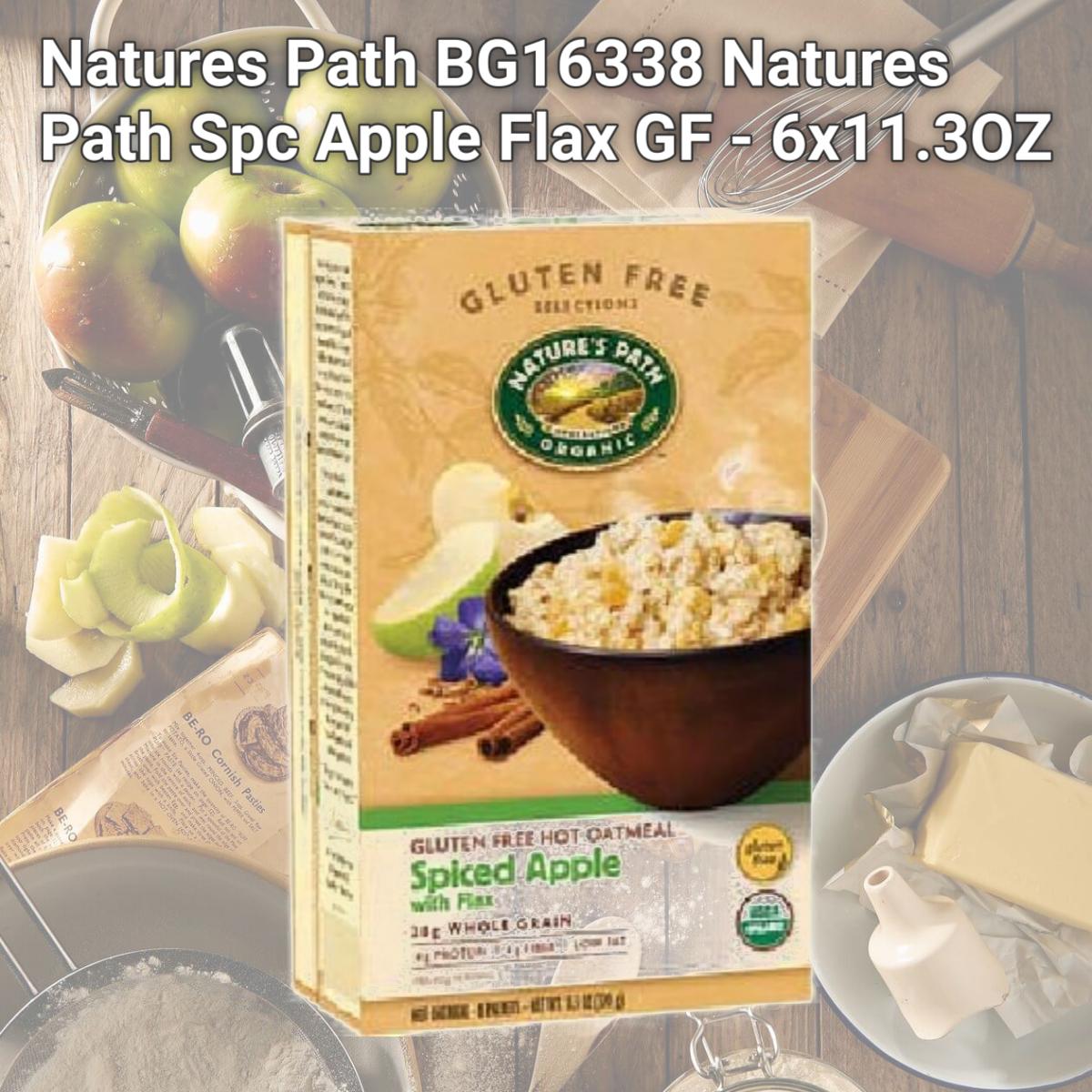 Picture of Natures Path BG16338 Natures Path Spc Apple Flax GF - 6x11.3OZ