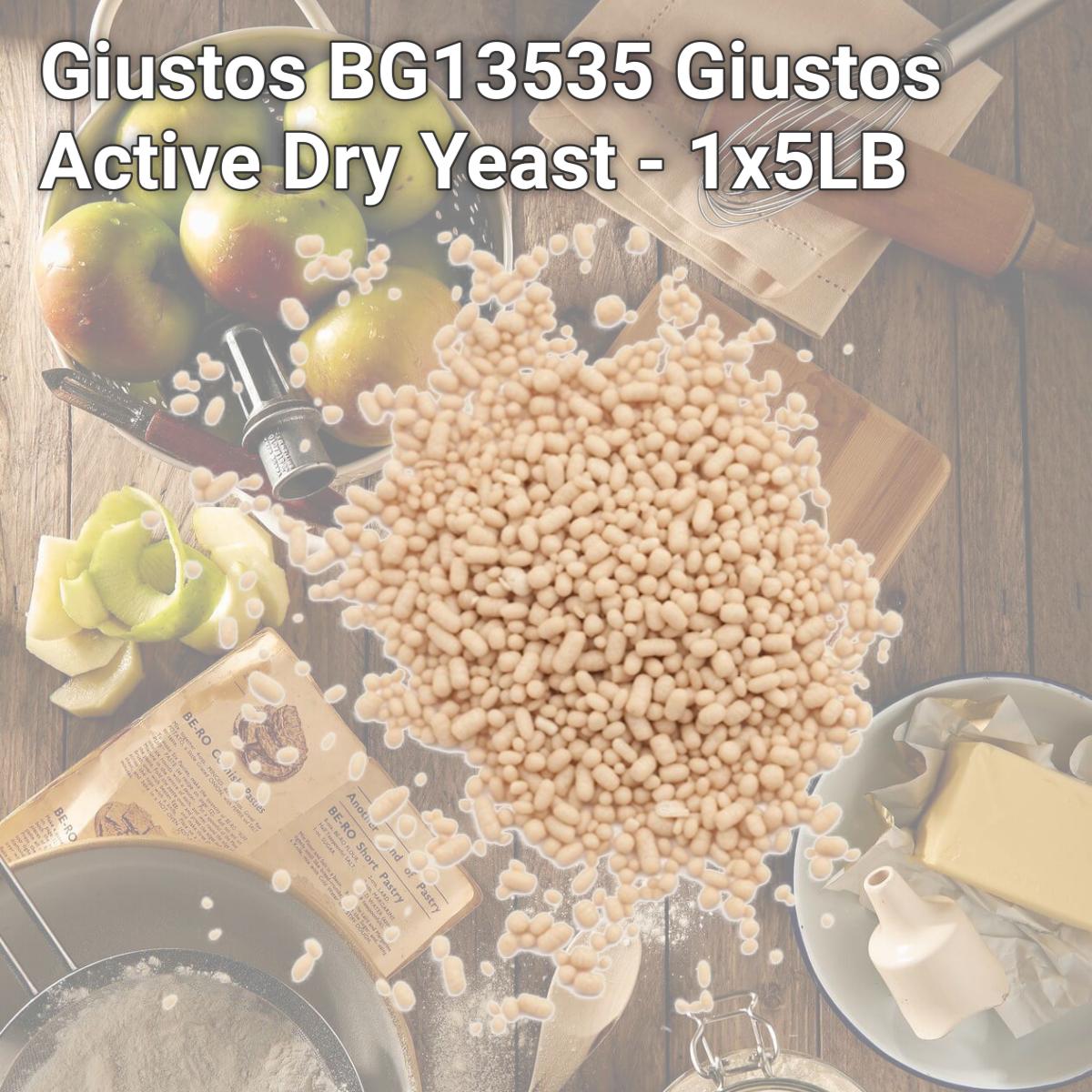 Picture of Giustos BG13535 Giustos Active Dry Yeast - 1x5LB