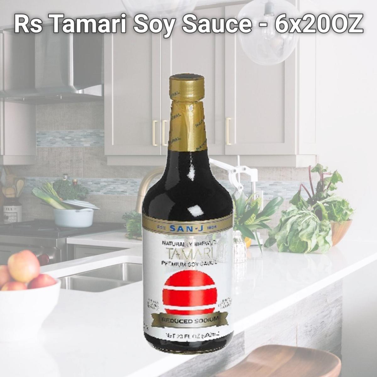 Picture of San-J BG17862 San-J Rs Tamari Soy Sauce - 6x20OZ