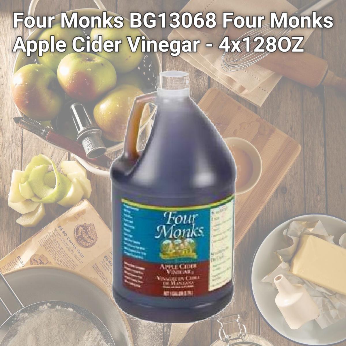 Picture of Four Monks BG13068 Four Monks Apple Cider Vinegar - 4x128OZ