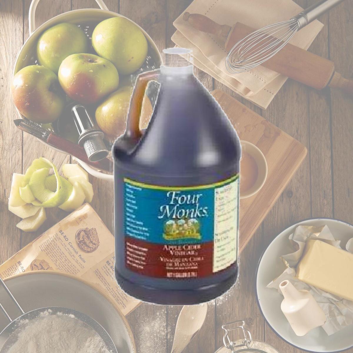 Picture of Four Monks BG13068 Four Monks Apple Cider Vinegar - 4x128OZ