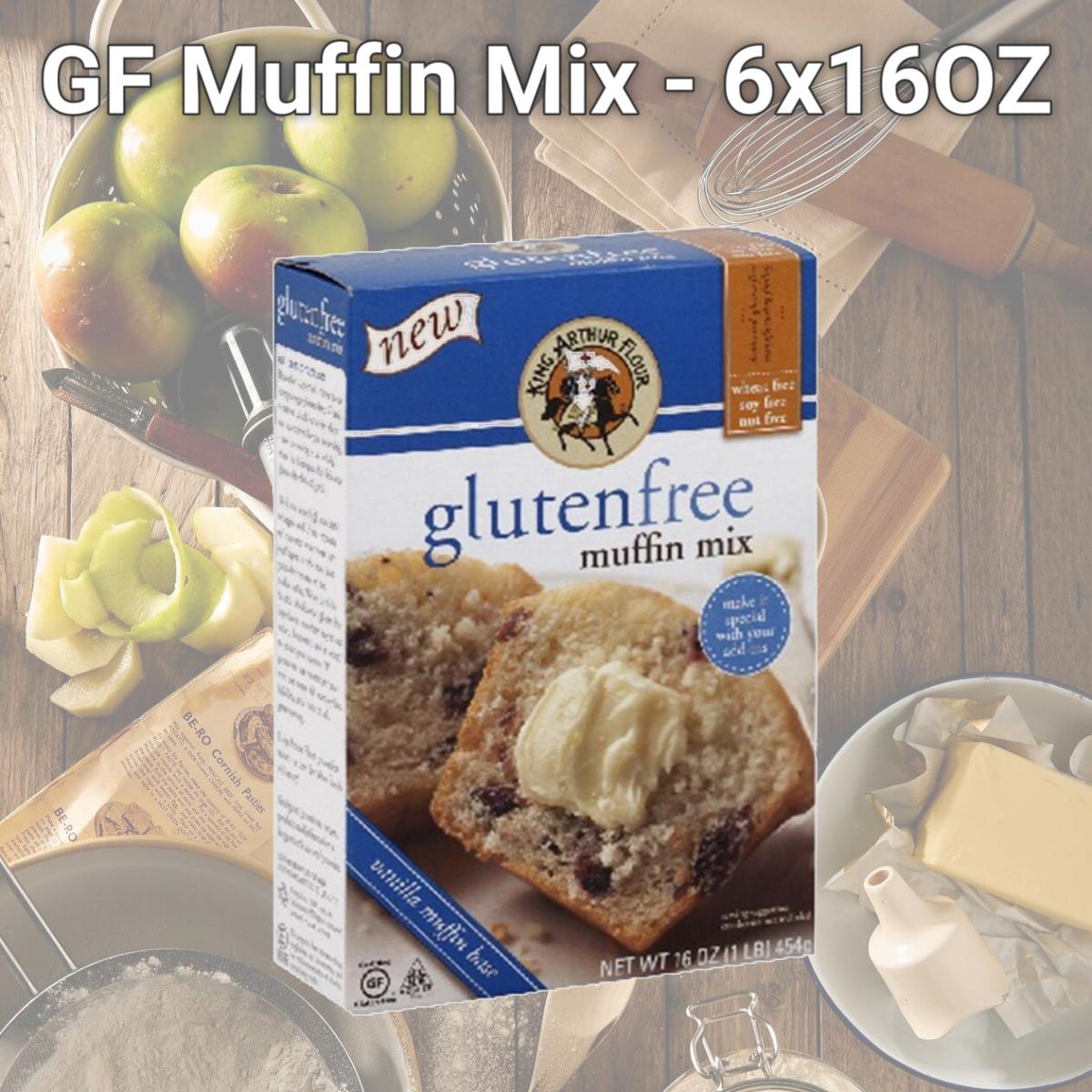 Picture of King Arthur Flour BG14860 King Arthur Flour GF Muffin Mix - 6x16OZ